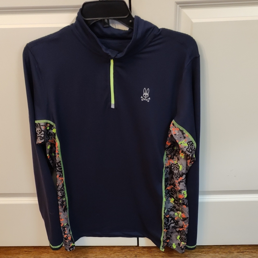 Psycho Bunny Men's Zip Performance Jacket M